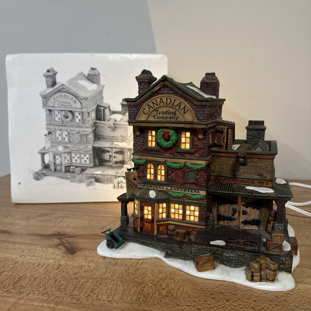 Dept. 56 Canadian Trading Co #58306 Retired Heritage Dickens Village Series